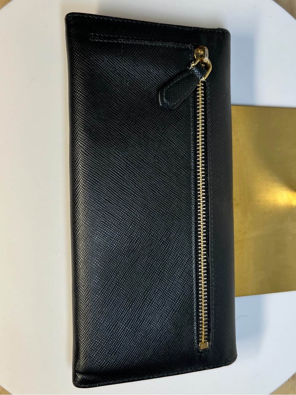 Prada Red and Black Saffiano Leather Wallet with COA EUC - Picture 2 of 5